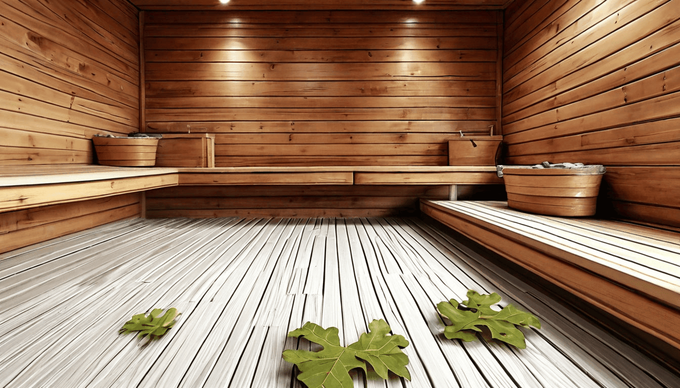 Напольное покрытие в бане Напольное покрытие в бане